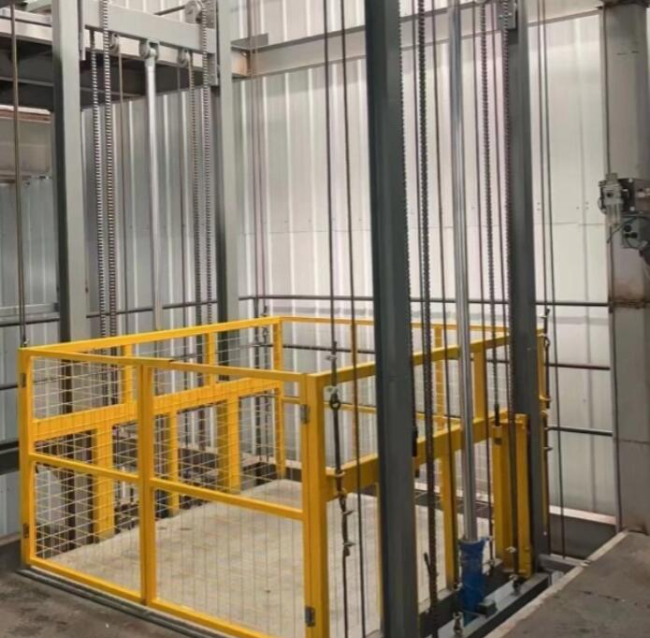 东至导轨式升降机一般加工周期